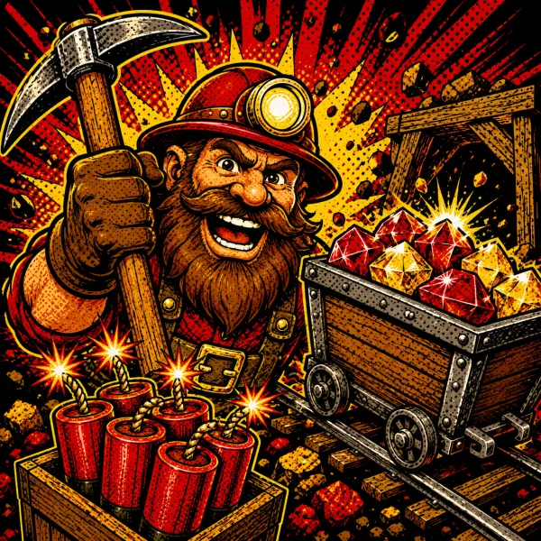Fire in the Hole pop-art slot thumbnail