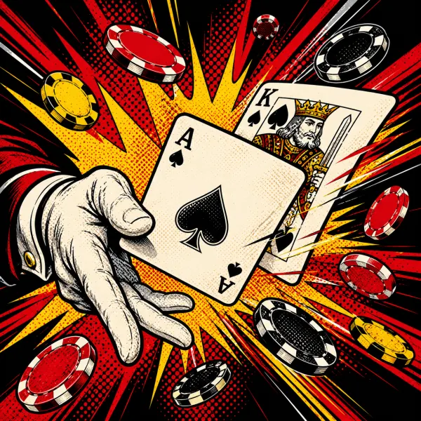 Speed Blackjack live table pop-art thumbnail — Evolution