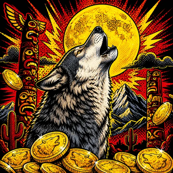 Wolf Gold slot pop-art thumbnail — Pragmatic Play